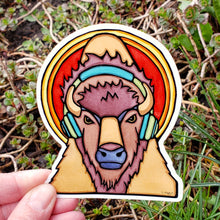 Load image into Gallery viewer, ST387 Buffalo Beats Sticker - Pack of 12
