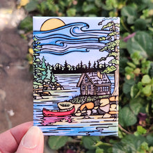 Load image into Gallery viewer, Cabin &amp; Canoe Magnet - Set of 6
