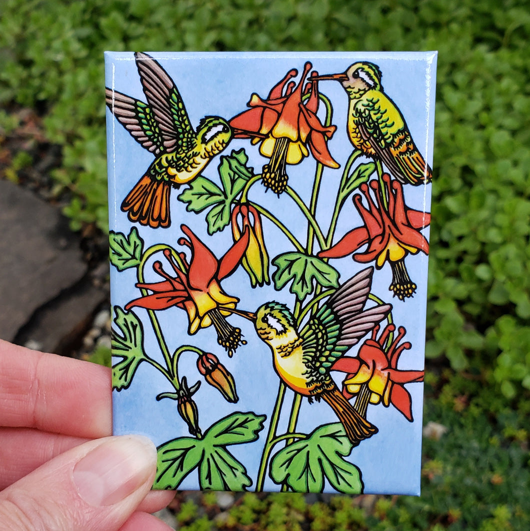 Hummingbird Magnet - Set of 6