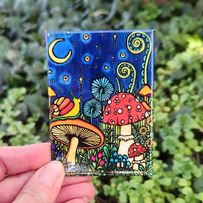 Mushroom Magnet - Set of 6