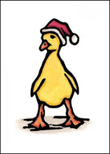 Load image into Gallery viewer, ARC-SA094 Greeting Card Santa&#39;s Duck - Pack of 12
