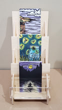 Load image into Gallery viewer, 3 Tier (Pre Packed) Plywood/Acrylic Postcard Display
