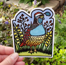 Load image into Gallery viewer, ST294: Quail Sticker - Pack of 12
