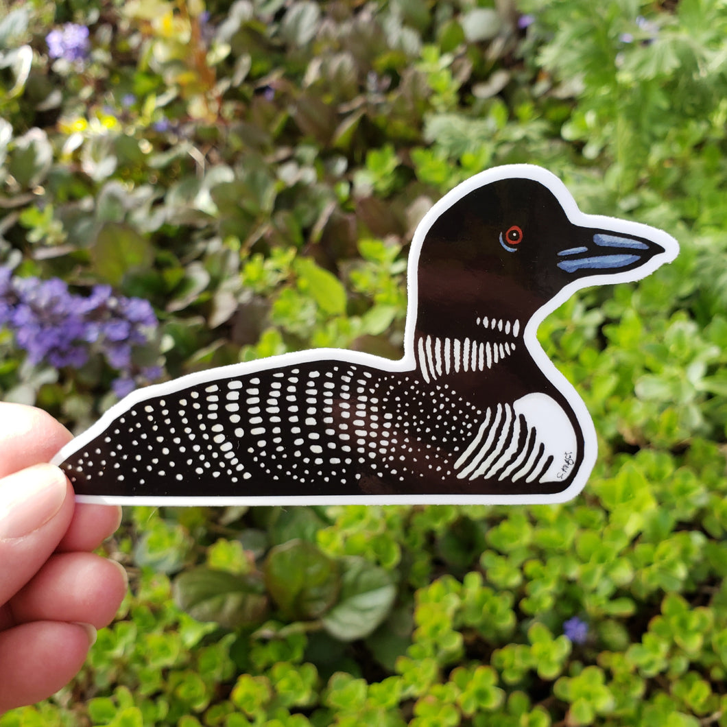 ST293: Loon Sticker - Pack of 12