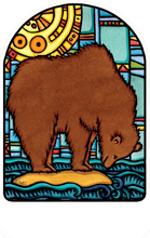 Load image into Gallery viewer, Name Dropped Sticker - QTY 250: Grizzly Bear
