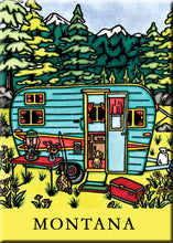 Load image into Gallery viewer, Name Dropped Magnet - Camper

