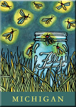 Load image into Gallery viewer, Name Dropped Magnet - Fireflies
