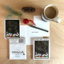Load image into Gallery viewer, BX321 Winter Cabins - Packaged Holiday Cards
