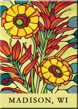Load image into Gallery viewer, Name Dropped Magnet - Indian Paintbrush
