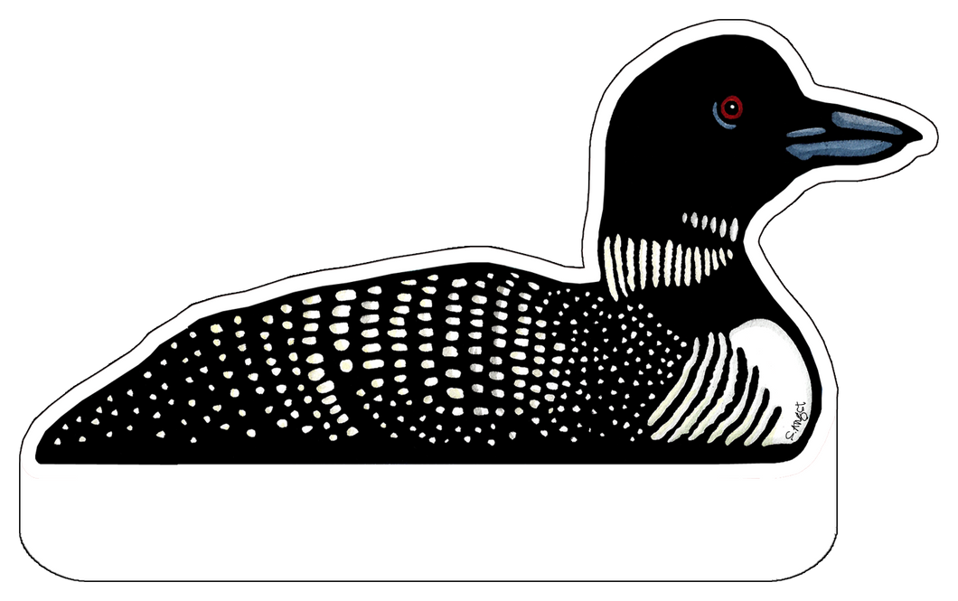 Name Dropped Sticker - QTY 250: Loon