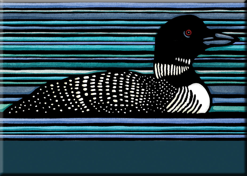 Name Dropped Magnet - Loon