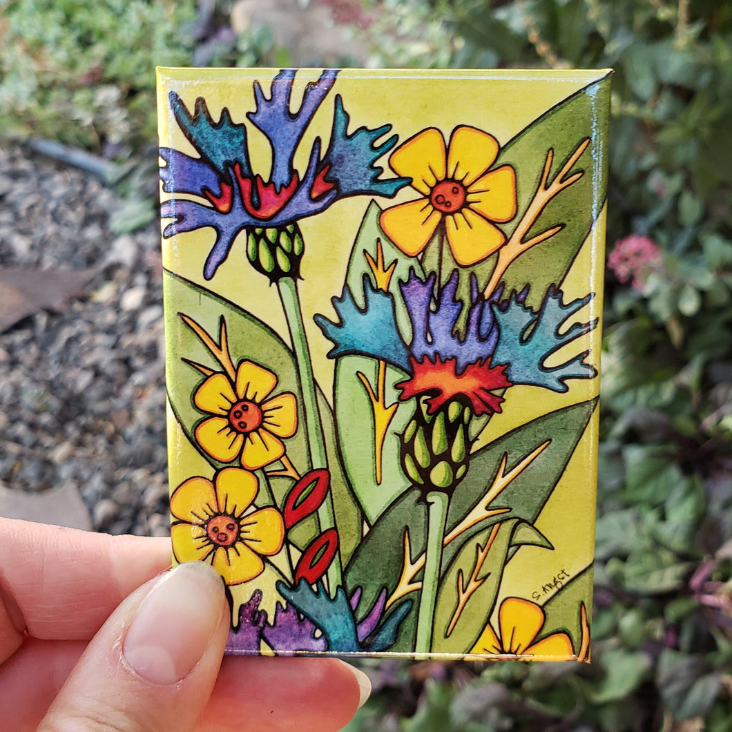 Mountain Bluet Magnet - Set of 6