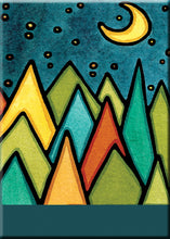 Load image into Gallery viewer, Name Dropped Magnet - Moonlit Forest
