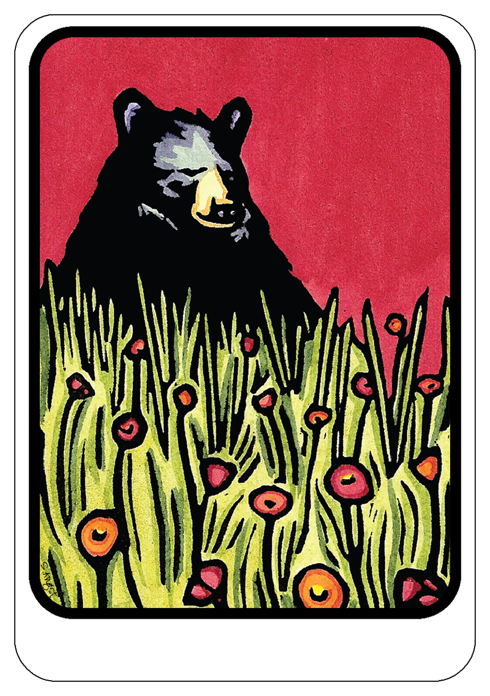 Name Dropped Sticker - QTY 250: Bear