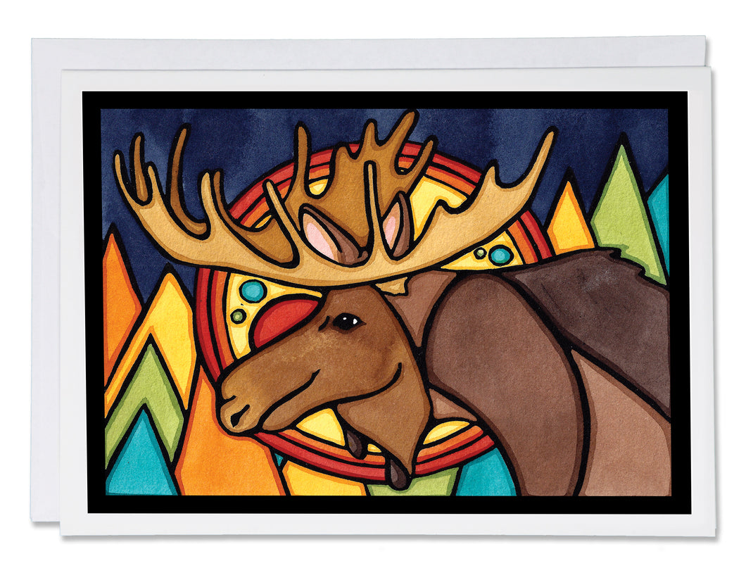 SA363: Moose in Forest - Pack of 6