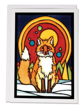 Load image into Gallery viewer, SA369: Fox in Forest - Pack of 6
