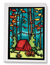 Load image into Gallery viewer, Evening at Camp - 238 - Sarah Angst Art Greeting Cards, Giclee Prints, Jewelry, More
