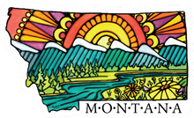 Load image into Gallery viewer, ST276: The Best Montana Sticker - Pack of 12
