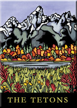 Load image into Gallery viewer, Name Dropped Magnet - Autumn Mountains
