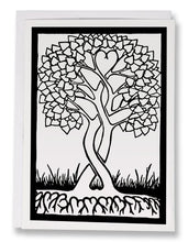 Load image into Gallery viewer, BW138 Together Forever Coloring Card
