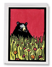 Load image into Gallery viewer, SA011: Naptime Bear - Sarah Angst Art Greeting Cards, Giclee Prints, Jewelry, More
