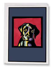 Load image into Gallery viewer, SA022: Puppy Dog Eyes - Sarah Angst Art Greeting Cards, Giclee Prints, Jewelry, More
