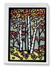 Load image into Gallery viewer, SA033: Autumn Woods - Sarah Angst Art Greeting Cards, Giclee Prints, Jewelry, More
