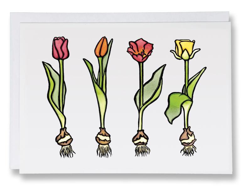 SA038: Tulips - Sarah Angst Art Greeting Cards, Giclee Prints, Jewelry, More