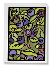 Load image into Gallery viewer, SA044: Huckleberries - Sarah Angst Art Greeting Cards, Giclee Prints, Jewelry, More
