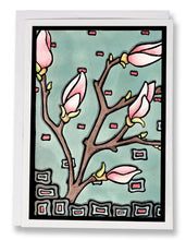 Load image into Gallery viewer, SA047: Magnolia - Sarah Angst Art Greeting Cards, Giclee Prints, Jewelry, More
