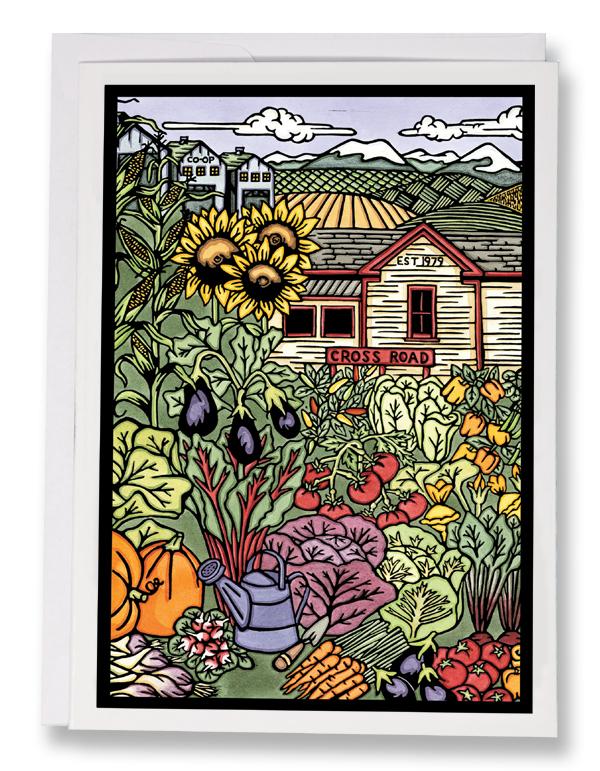 SA049: Garden - Sarah Angst Art Greeting Cards, Giclee Prints, Jewelry, More