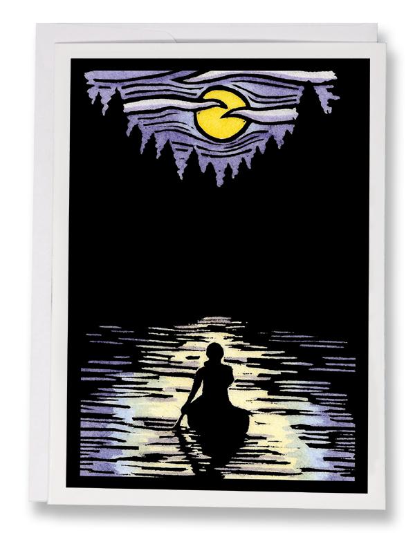 SA068: Solitude - Sarah Angst Art Greeting Cards, Giclee Prints, Jewelry, More