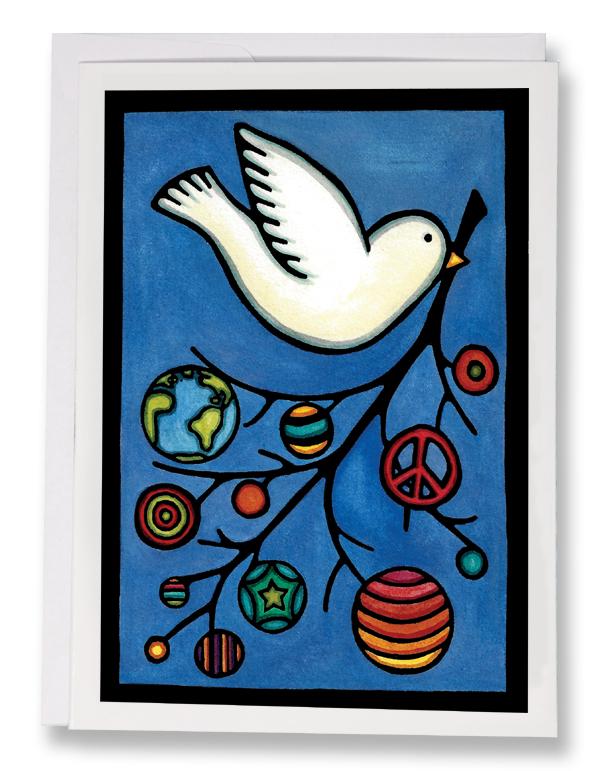 SA110: Dove - Sarah Angst Art Greeting Cards, Giclee Prints, Jewelry, More
