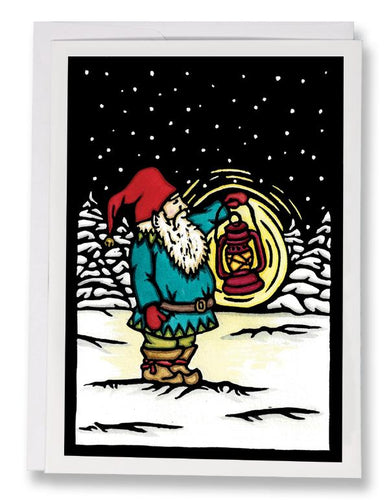 SA111: The Tomten - Sarah Angst Art Greeting Cards, Giclee Prints, Jewelry, More