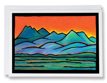 Load image into Gallery viewer, SA175: Blue Mountains - Sarah Angst Art Greeting Cards, Giclee Prints, Jewelry, More
