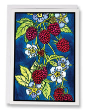 Load image into Gallery viewer, Raspberries - 203 - Sarah Angst Art Greeting Cards, Giclee Prints, Jewelry, More
