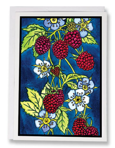 Raspberries - 203 - Sarah Angst Art Greeting Cards, Giclee Prints, Jewelry, More