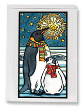 Load image into Gallery viewer, Penguins - 207 - Sarah Angst Art Greeting Cards, Giclee Prints, Jewelry, More
