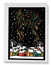 Load image into Gallery viewer, Winter Cabins - 247 - Sarah Angst Art Greeting Cards, Giclee Prints, Jewelry, More
