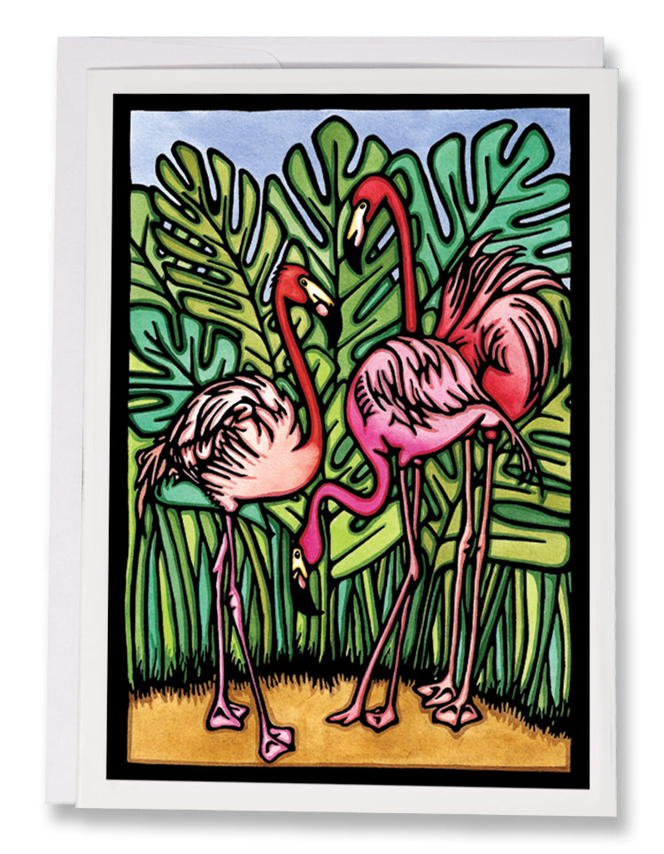SA302: Flamingos - Pack of 6