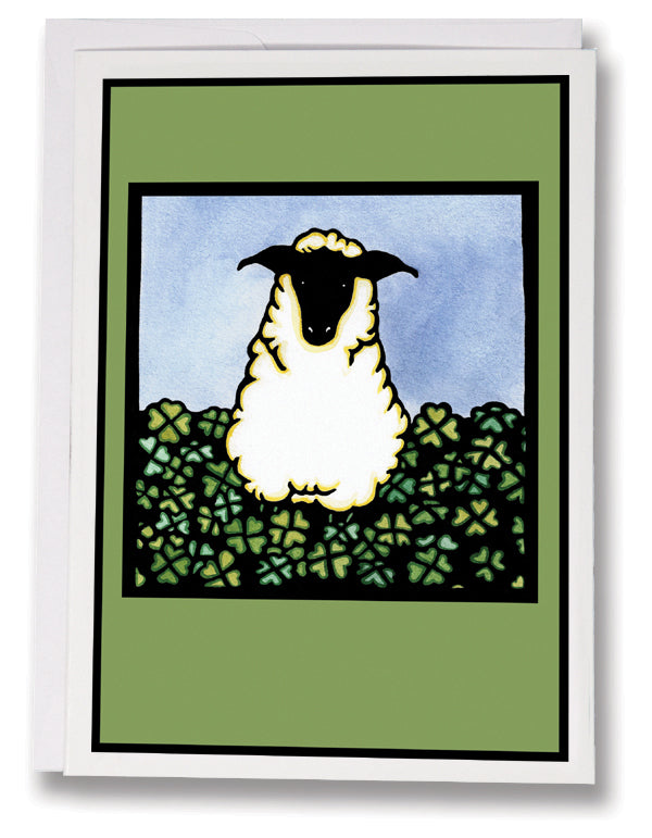 SA309: Sheep in Clover - Pack of 6