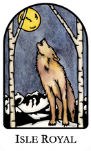 Load image into Gallery viewer, Name Dropped Sticker - QTY 250: Wolf
