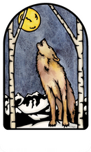 Load image into Gallery viewer, Name Dropped Sticker - QTY 250: Wolf
