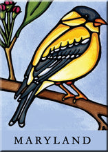 Load image into Gallery viewer, Name Dropped Magnet - Yellow Bird
