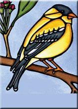 Load image into Gallery viewer, Name Dropped Magnet - Yellow Bird
